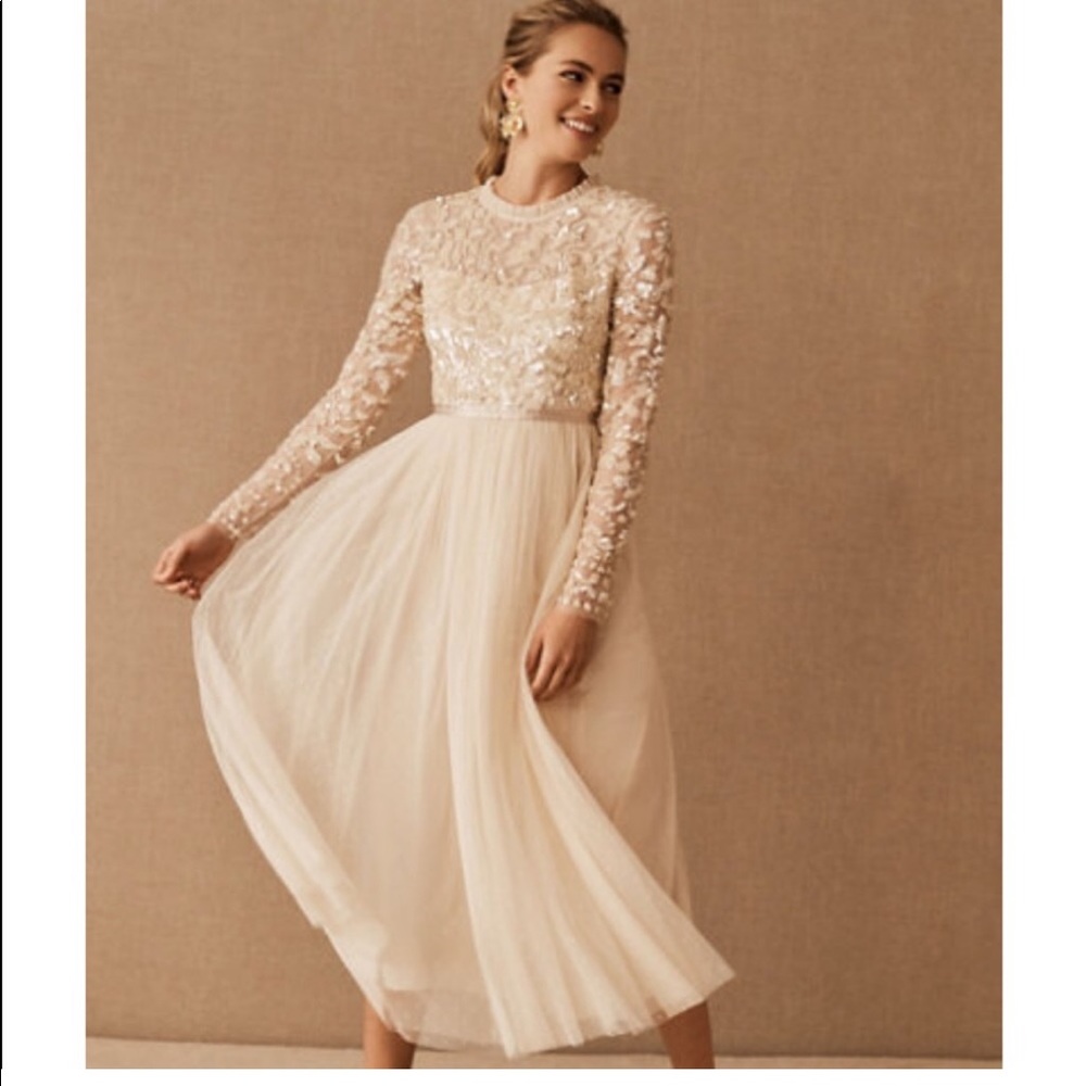 Needle and thread sequin dress